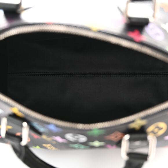 Louis Vuitton Murakami Speedy Noir bag 30 Multicolor Monogram tote LV x TM - Picture 6 of 14